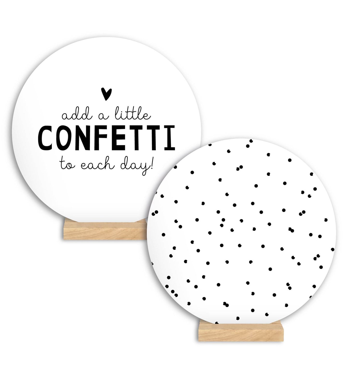 Wenscirkel 14cm - Add a little confetti to each day