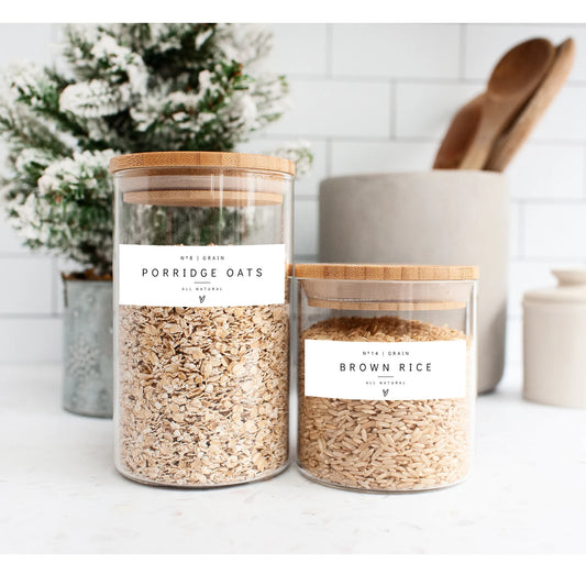 Keukenlabels rechthoek